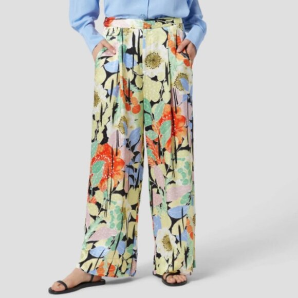 Equipment Pants - Equipment Lorin Wide Leg Trousers size 8